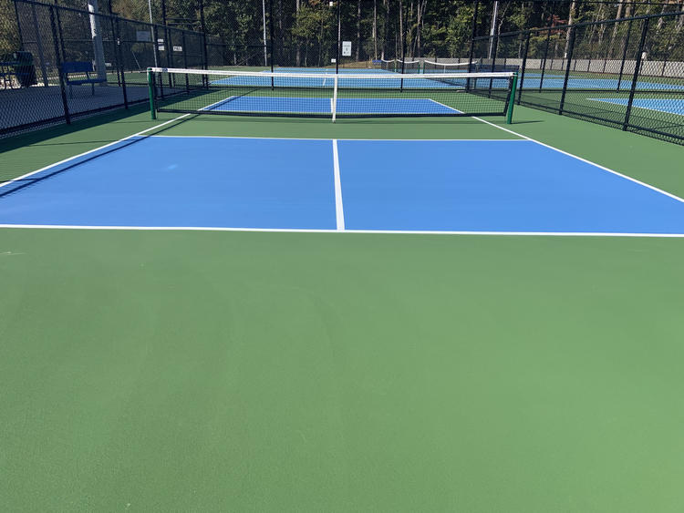 Morrisville, North Carolina pickleball court repair and resurface at Morrisville Community Park after