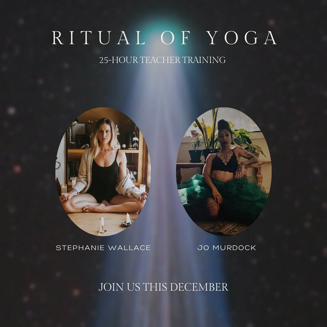 ✨ Y&rsquo;all I&rsquo;m absolutely alight with excitement to officially announce our Ritual of Yoga training &mdash; so fitting to be launching under the powerful Aries Full Moon! 🌕 ✨ @flowwj0 and I have been pouring our hearts into this offering, b