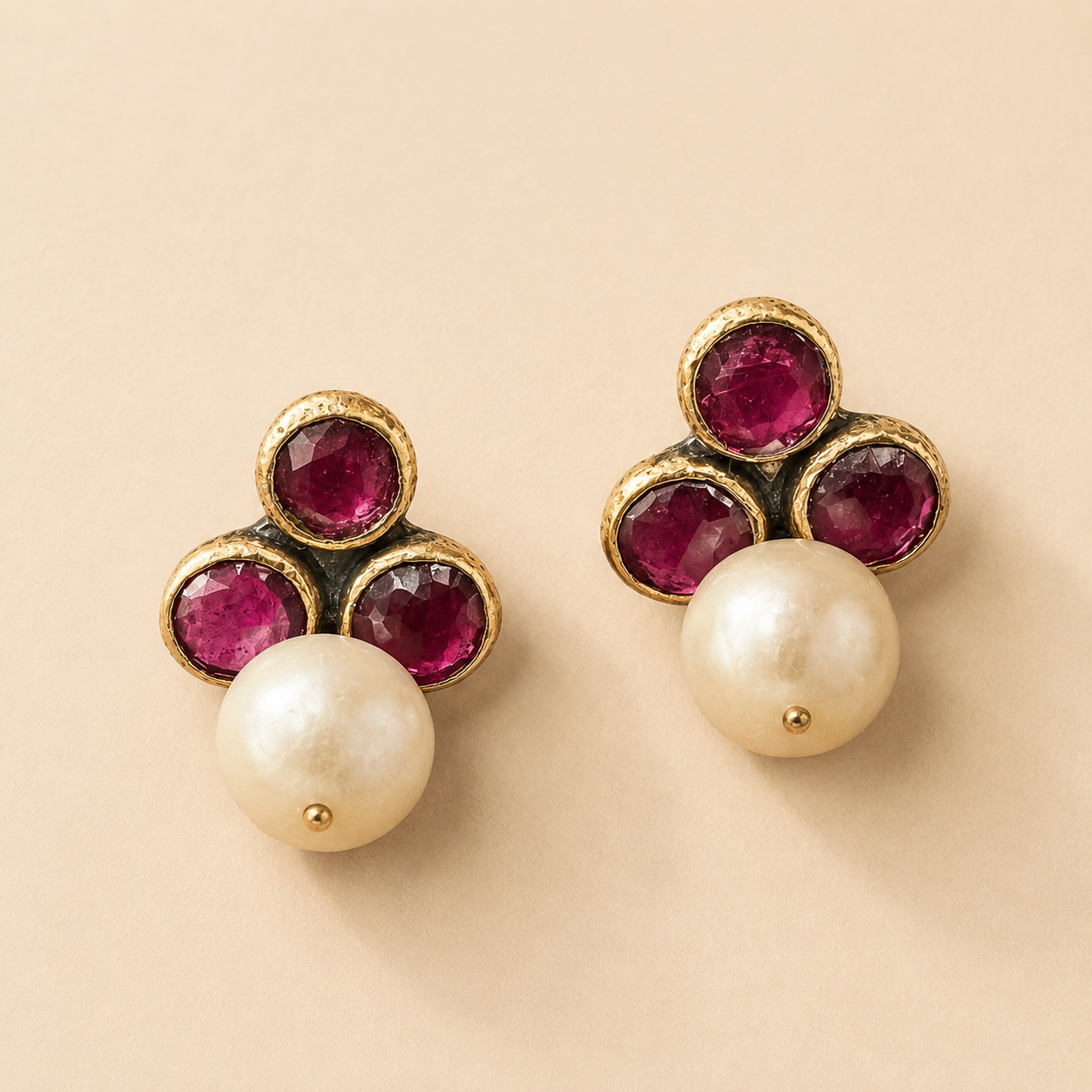 Tourmaline Trio Earrings