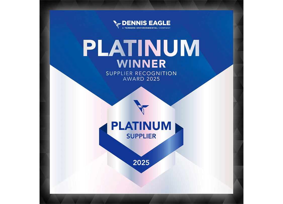 Peterson Europe Achieves Platinum Status at Dennis Eagle Supplier Recognition Awards 2025