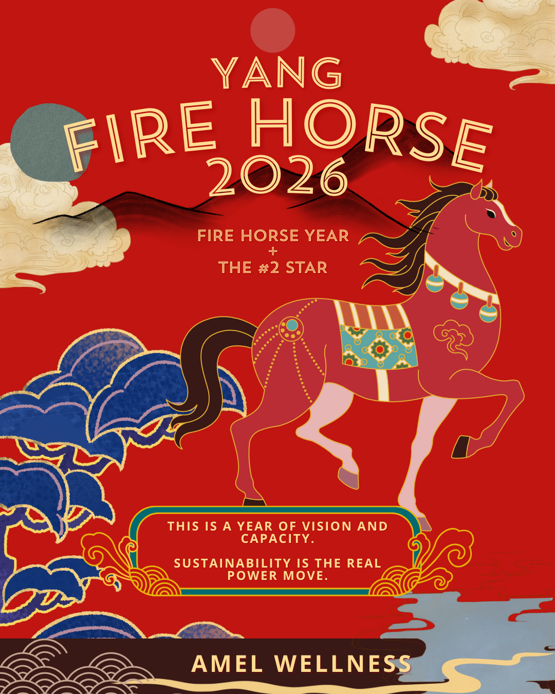 Li Chūn, Yang Fire Horse Year &amp; #2 Star