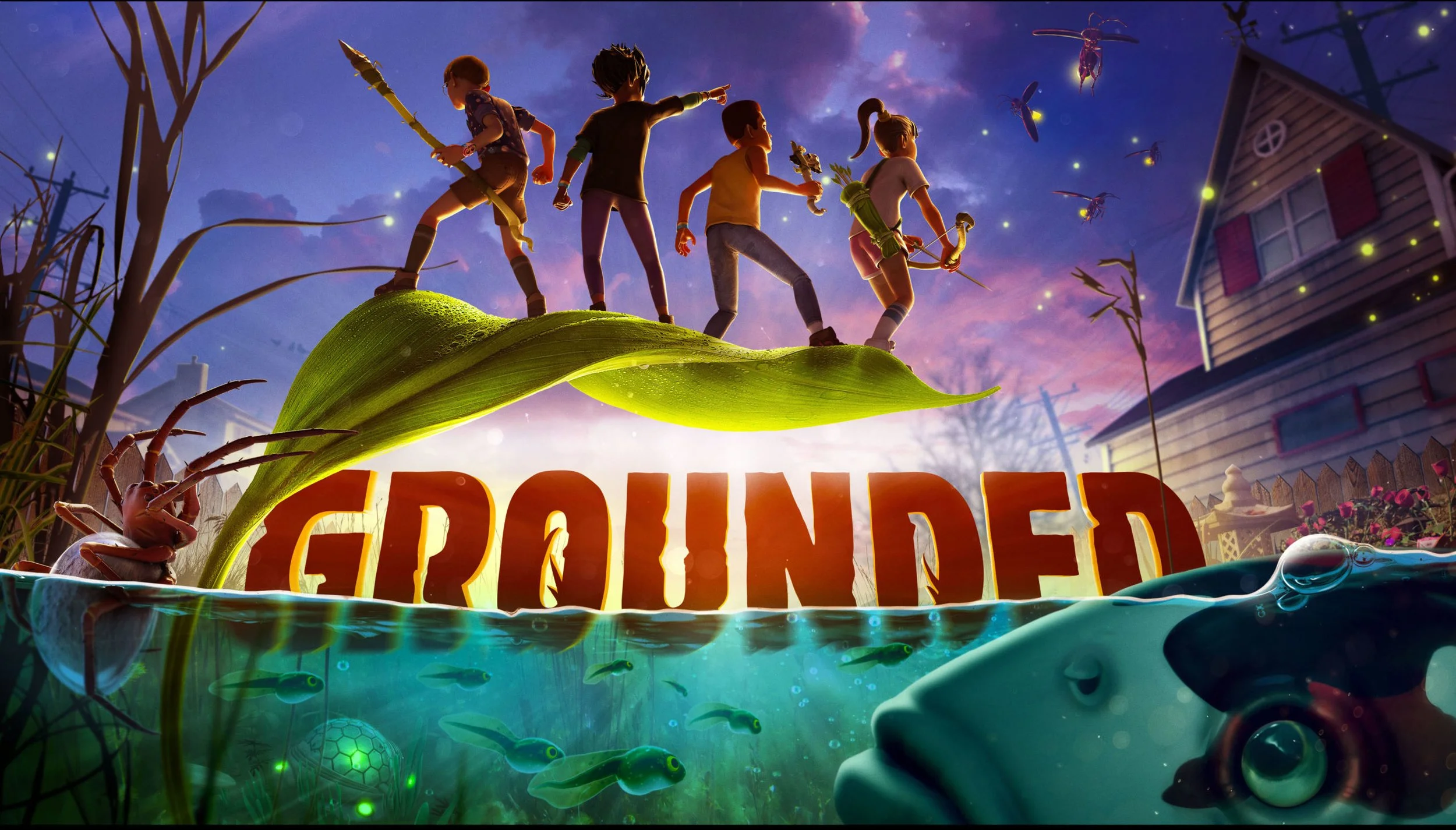 Grounded превью. Grounded игра. Grounded игра 2020. Grounded игра. Grounded обложка.