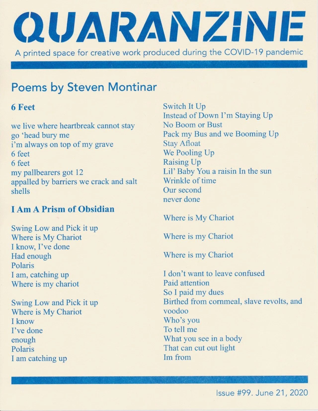 Quaranzine #99