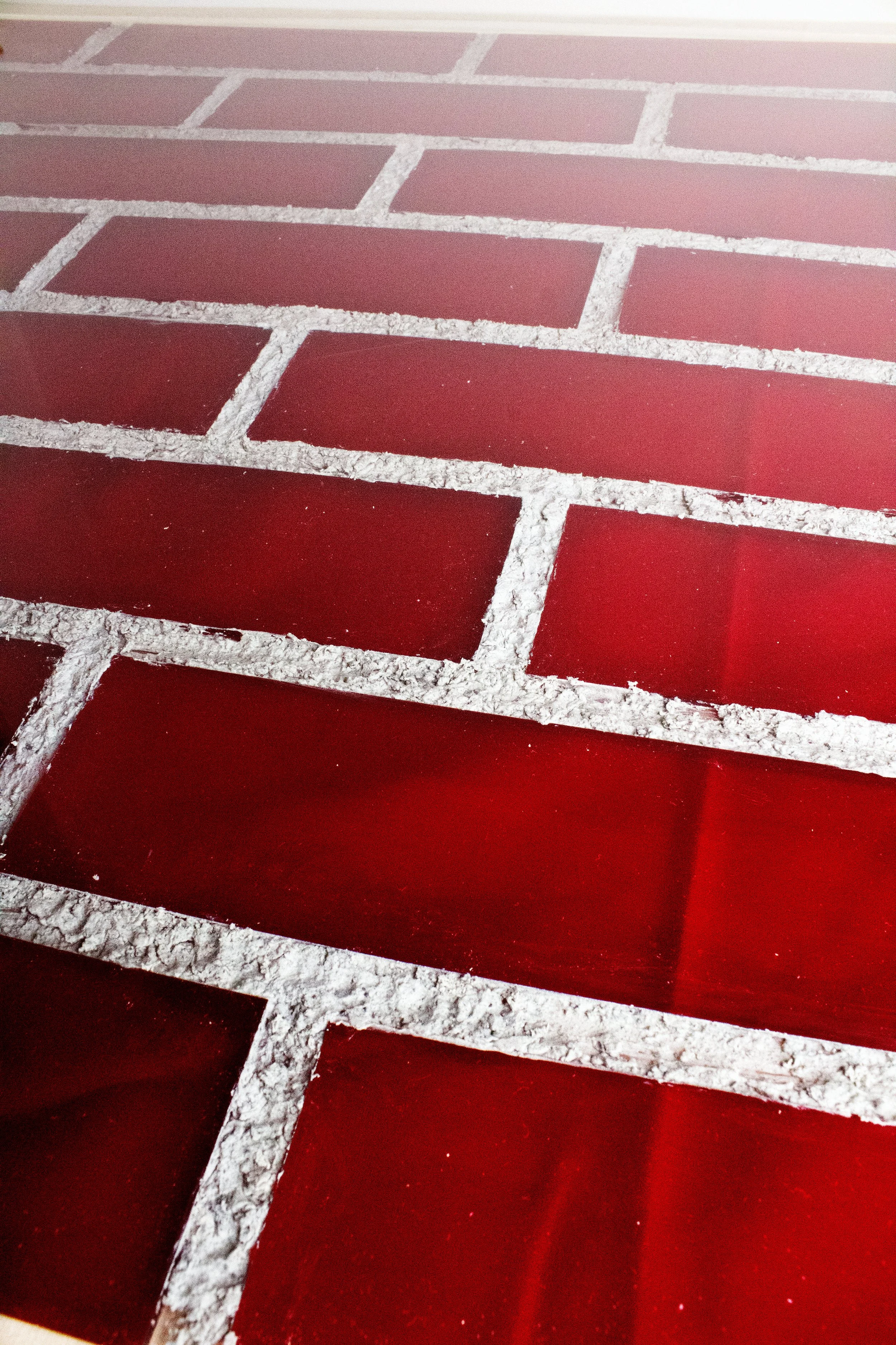 Thrown Stones At A Brick Home