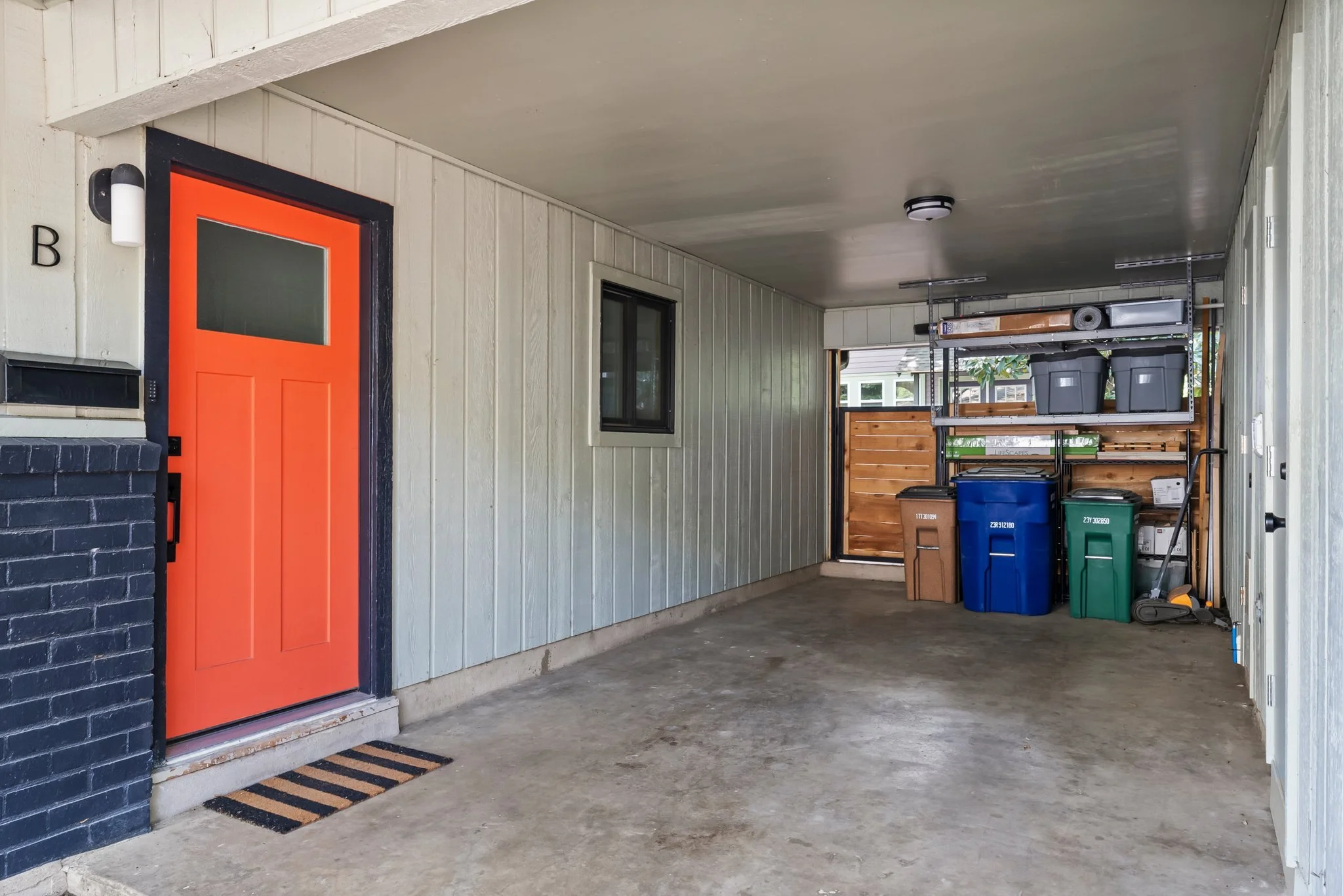 Coral door is front entrance