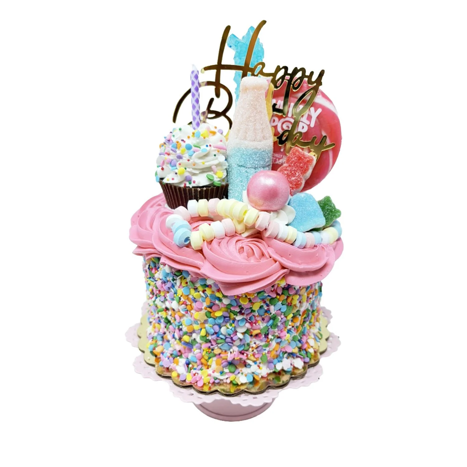 I Heart Candy Cake Pastel (Petite)