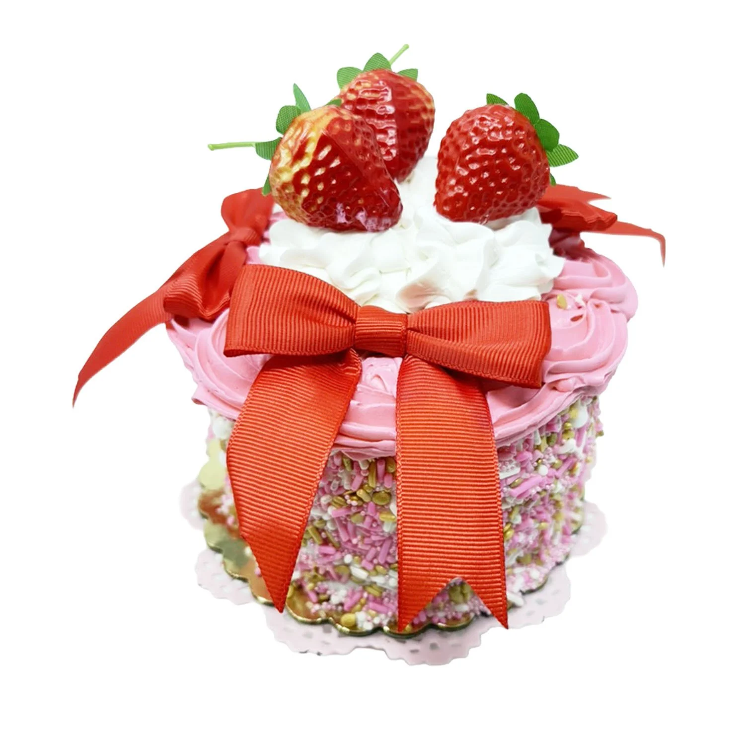 Strawberry Coquette Cake (Petite)