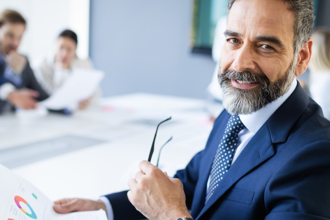 Senior businessman