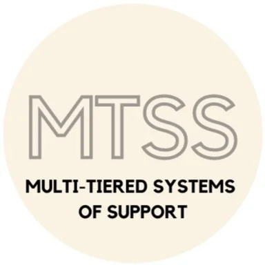 Logo with the letters 'MTSS' and text 'Multi-Tiered Systems of Support'.