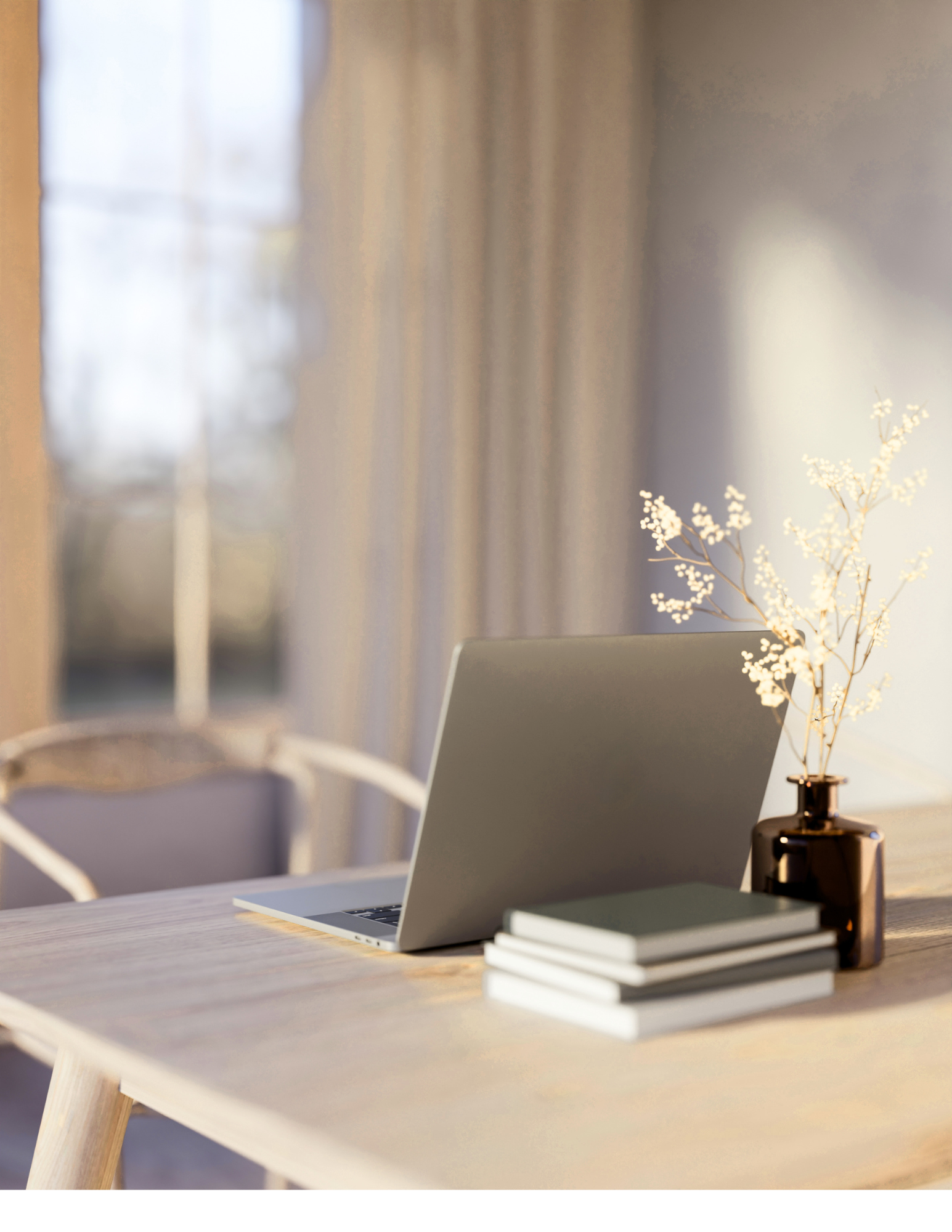 Education consultant work space.