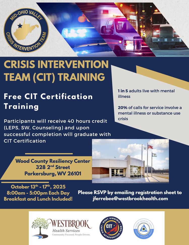 Free CIT Certification Training — West Virginia Crisis Intervention Team