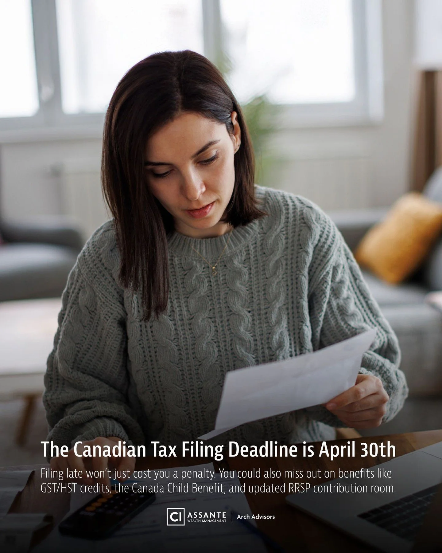 Filing your taxes on time is about more than just avoiding a penalty&mdash;it&rsquo;s about protecting the benefits you&rsquo;ve already earned.

The April 30 deadline is the gatekeeper for essential cash flow like the GST/HST credit, the Canada Chil