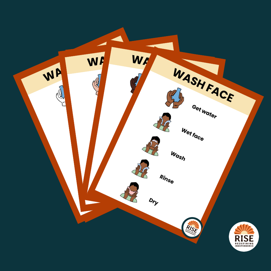 Washing Your Face Visual Directions — Rise DC