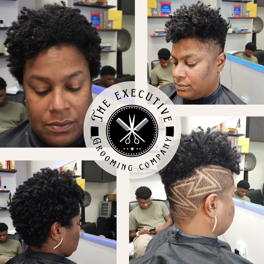 Evelyn always comes in for something funky. @thatbarberamber always delivers. What designs would you like to see? Let us know in the comments below. 

#selfcare #grooming #designcuts #linework #art #deco #cubist #orlandobarbershop #orlandohaircuts