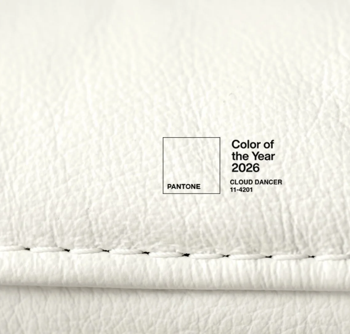 Aujourd&rsquo;hui, Pantone r&eacute;v&egrave;le la couleur de l&rsquo;ann&eacute;e 2026.
Cloudy Dancer d&eacute;pose une clart&eacute; douce, presque velout&eacute;e, celle qui adoucit l&rsquo;ambiance et ralentit le rythme int&eacute;rieur. Elle apa