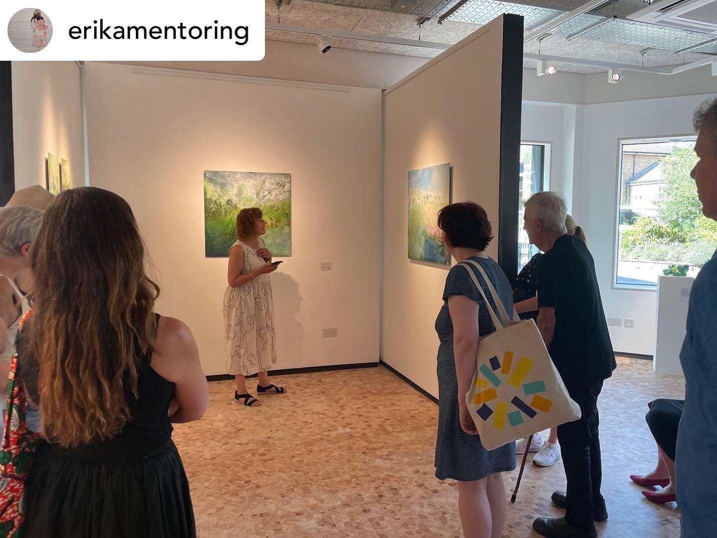 Posted @withregram &bull; @erikamentoring This is Elsewhere exhibition. finished today in The Morley Gallery with fascinating talks by 7 of the eleven exhibiting artists. Thank you to all who came. There were a lot more visitors than can be seen in t