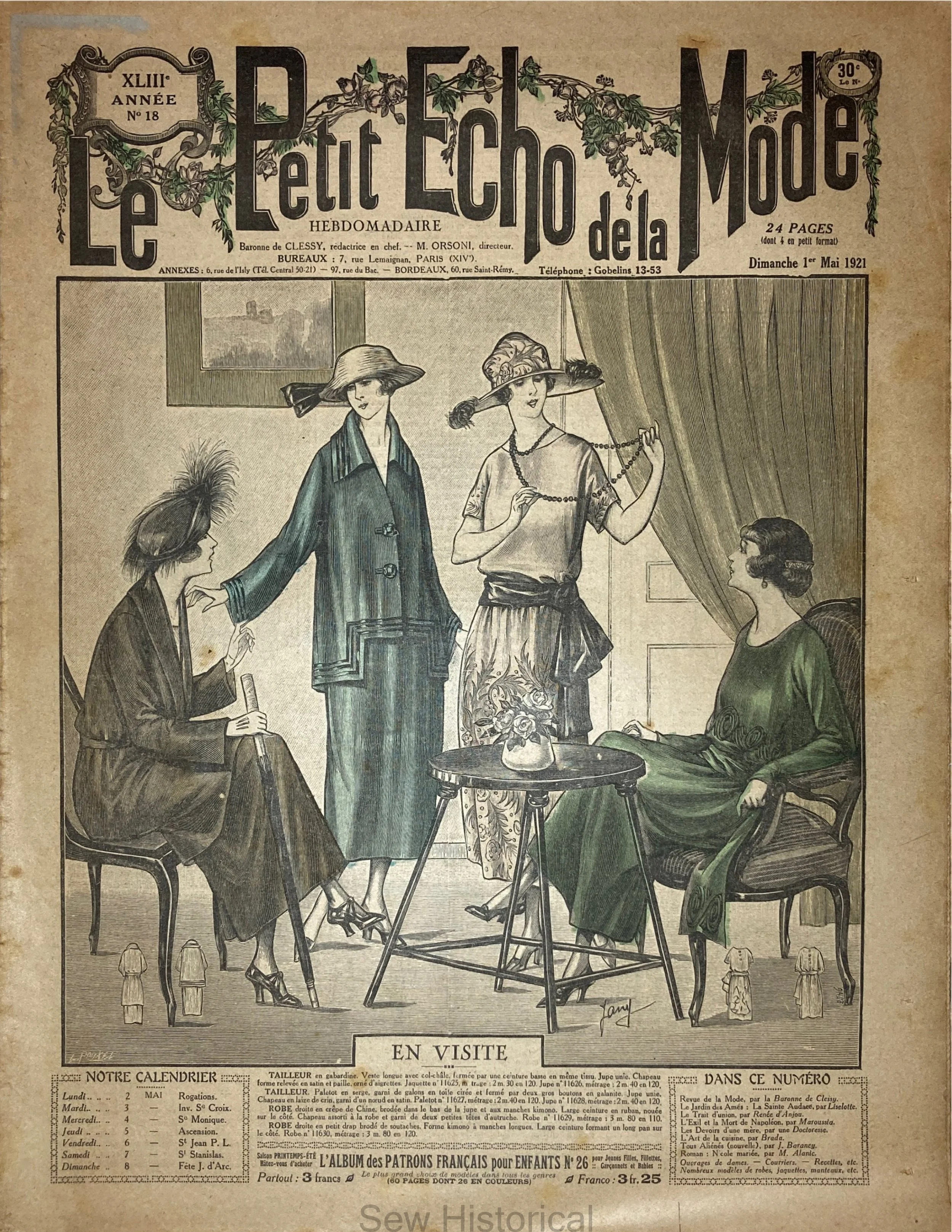 Le Petit Echo de la Mode - May 1, 1921