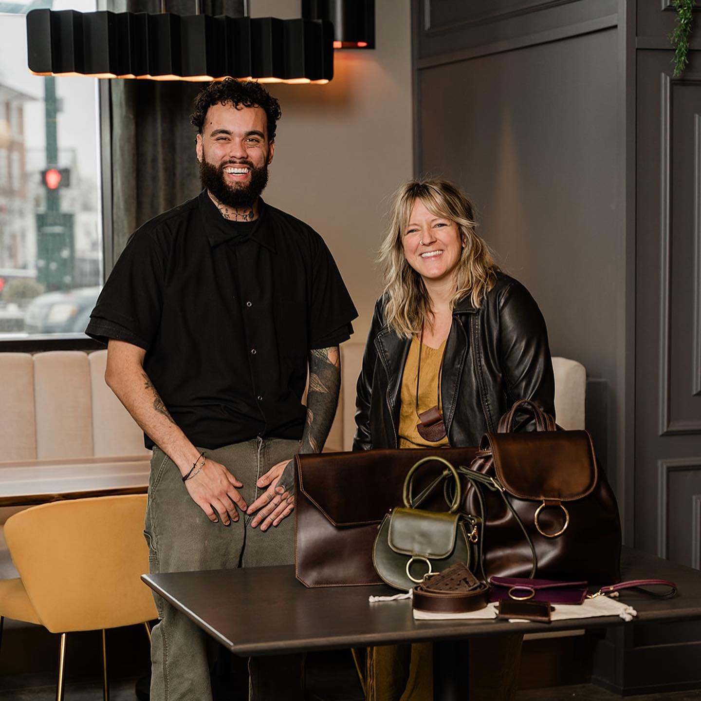 LEDGER GOODS / Dante Keaton, a sous chef with us, and Sarah Daley, the local owner of The Little Design Co, linked up to collaborate on this project with us.

Introducing - the curated + exclusive leather goods collection custom for The Ledger 👏🏼

