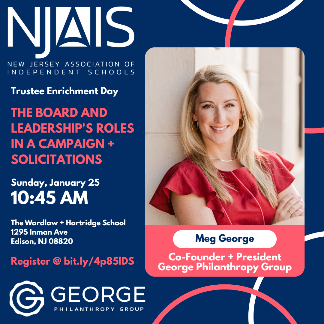 UPCOMING: NJAIS Trustee Enrichment Day Speaking Engagement