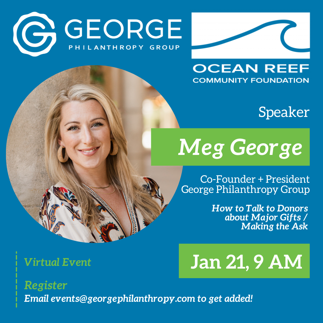 UPCOMING: Ocean Reef Community Foundation Virtual Speaking Engagement