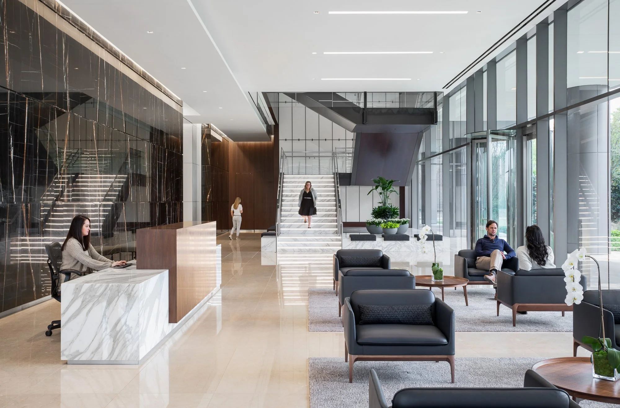 Confidential oil and gas workplace interiors