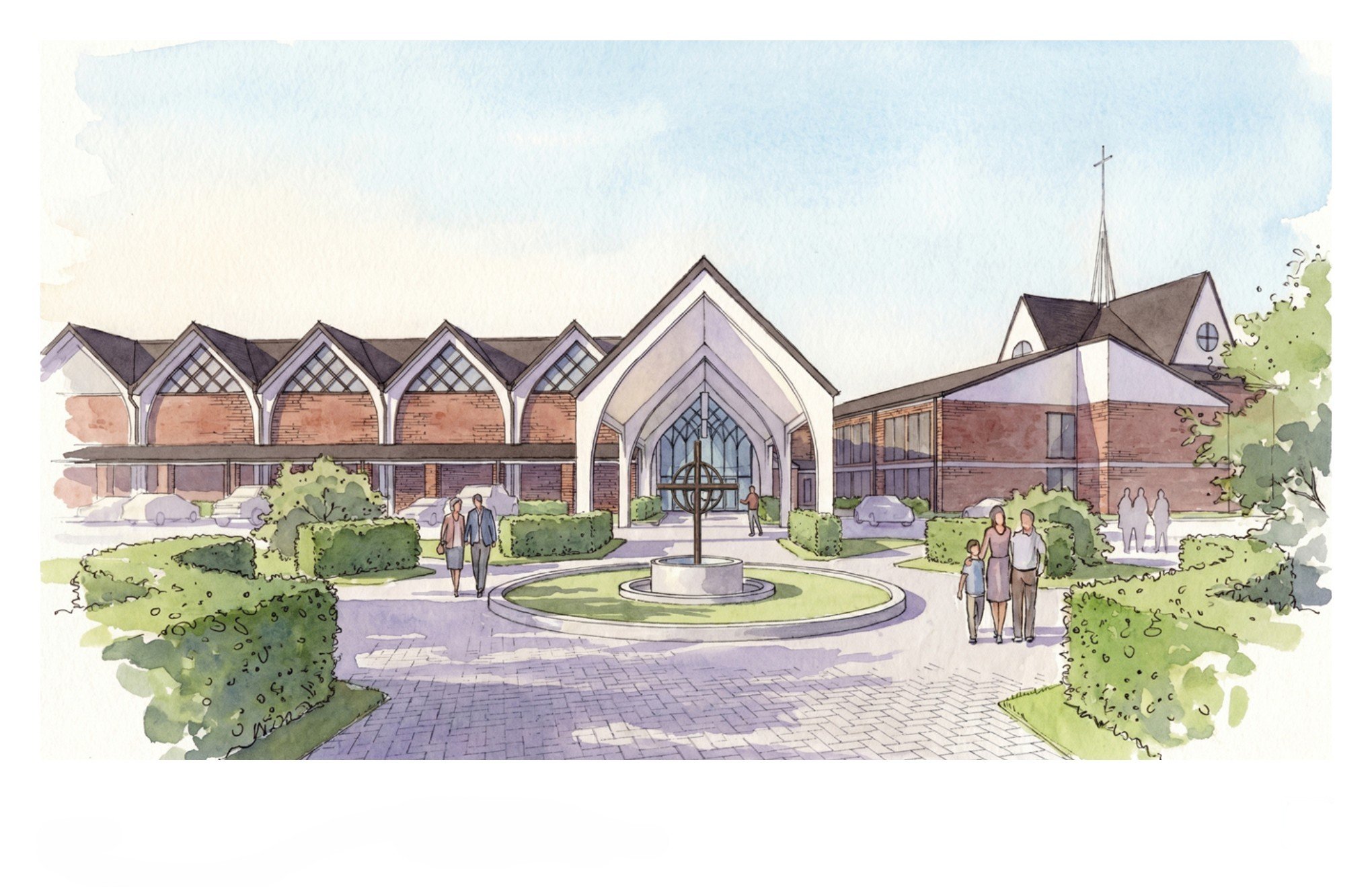 Church arrival and drop-off