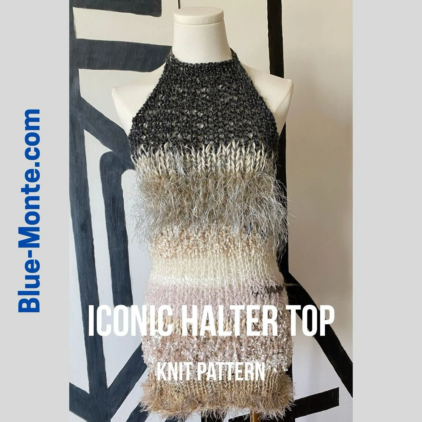 Because basic knit patterns aren&rsquo;t Iconic.
Introducing The Iconic Halter Top Knit Pattern.

Beginner friendly pattern using stash yarns because sustainability is sexy!

Link in bio