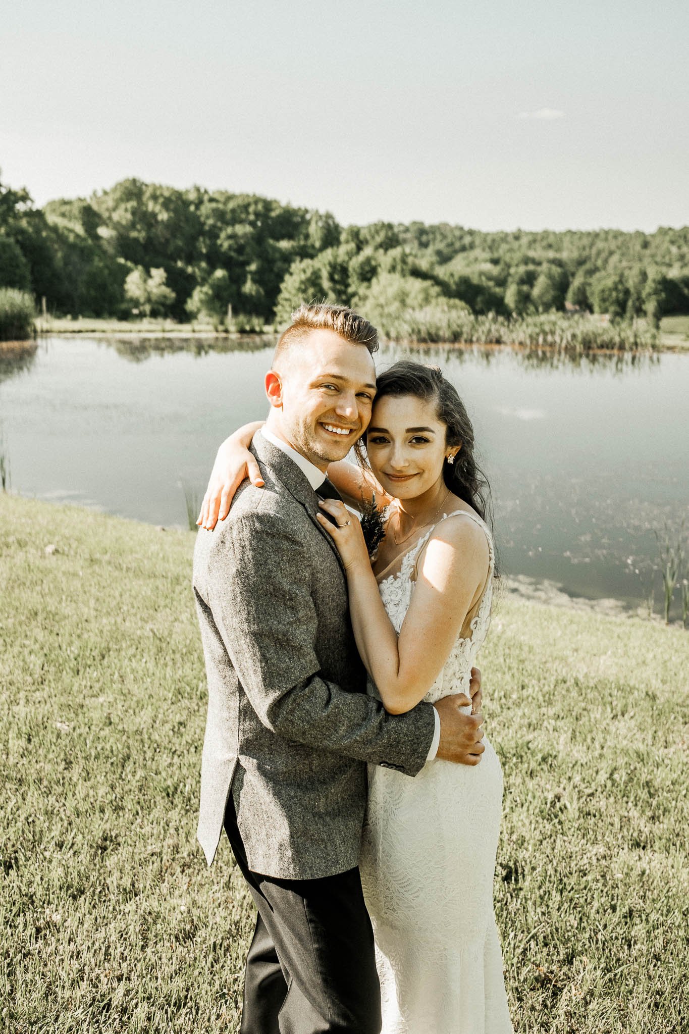 bride and groom photos