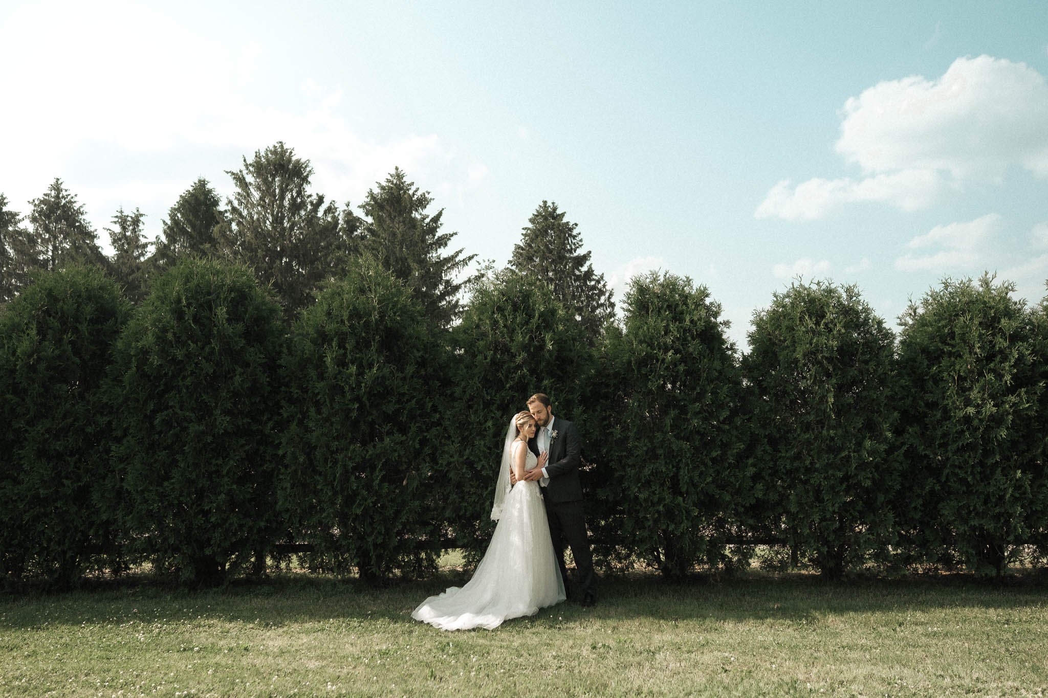  bride and groom photos at irons mill farmstead weddings and events 