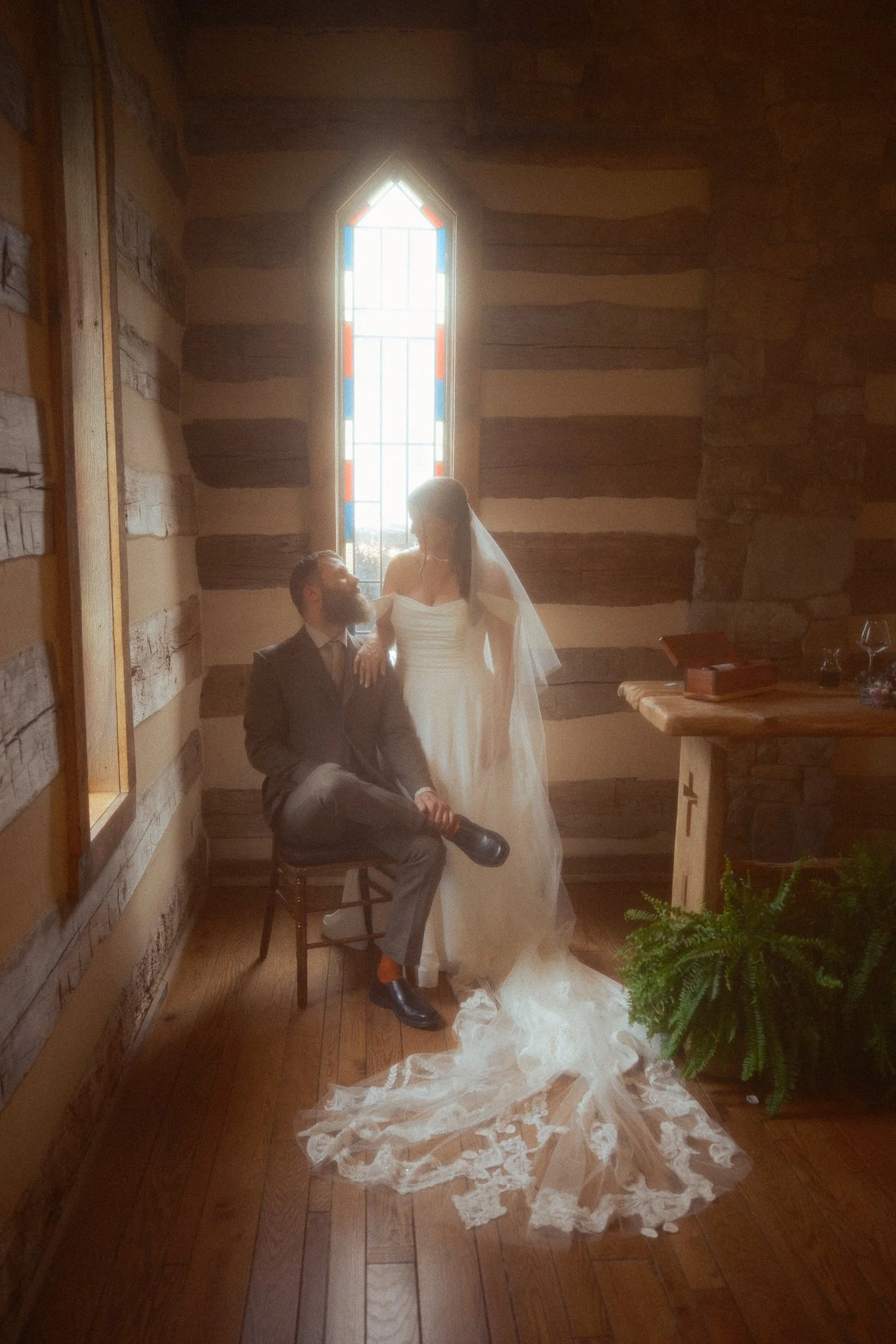  wedding portraits with two wedding photographers 
