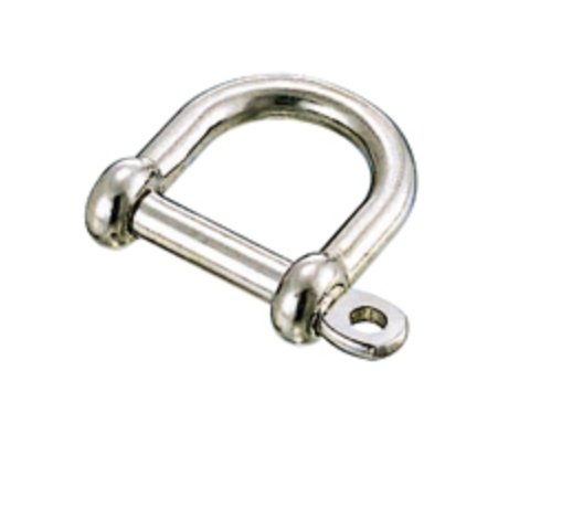 Stainless Steel Screw Pin Wide D Shackle