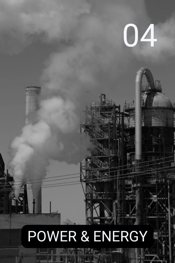Power generation, energy infrastructure, industrial equipment, and associated mechanical systems.