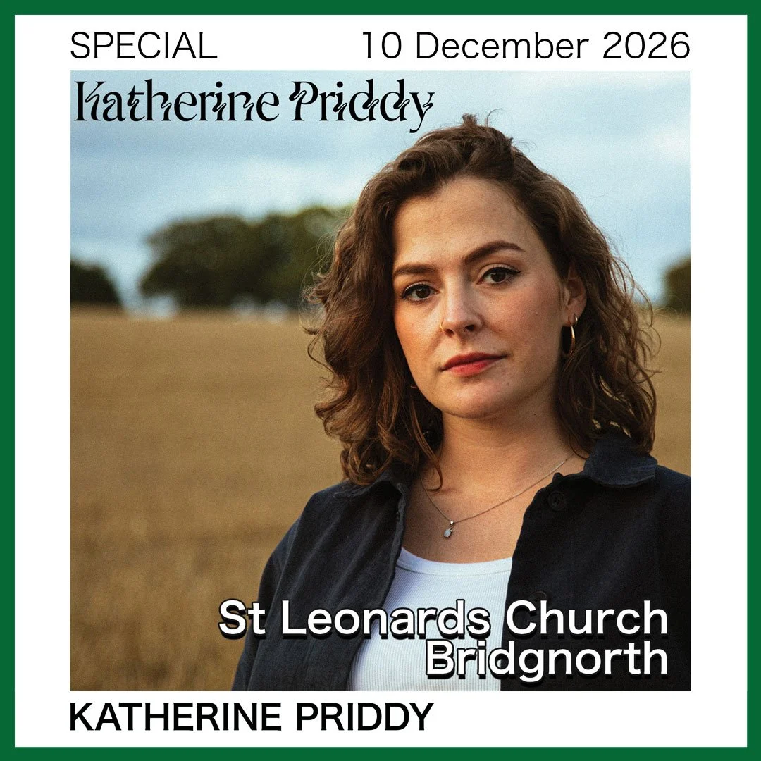 Katherine Priddy at St Leonard's Church - 7:30pm Thursday 10 December 2026