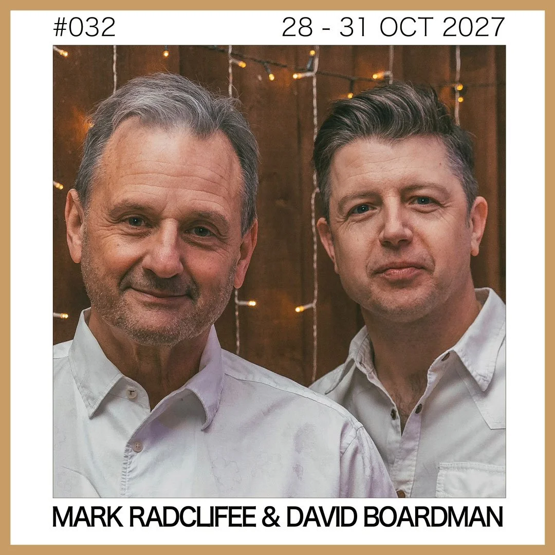 MARK RADCLIFFE &amp; DAVID BOARDMAN - 28-31 October 2027
