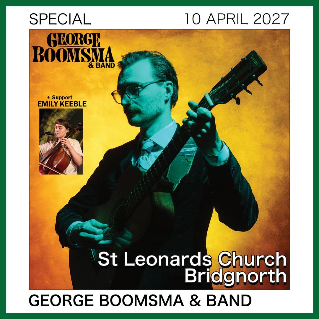 George Boomsma and Band - Bridgnorth - 10 April 2027