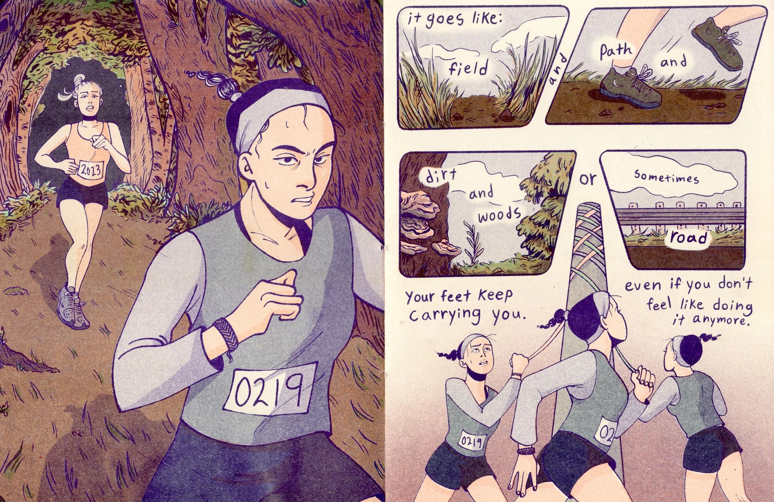 Lettering and Background lineart Aya Borucki, Characters and coloring Madison Tom