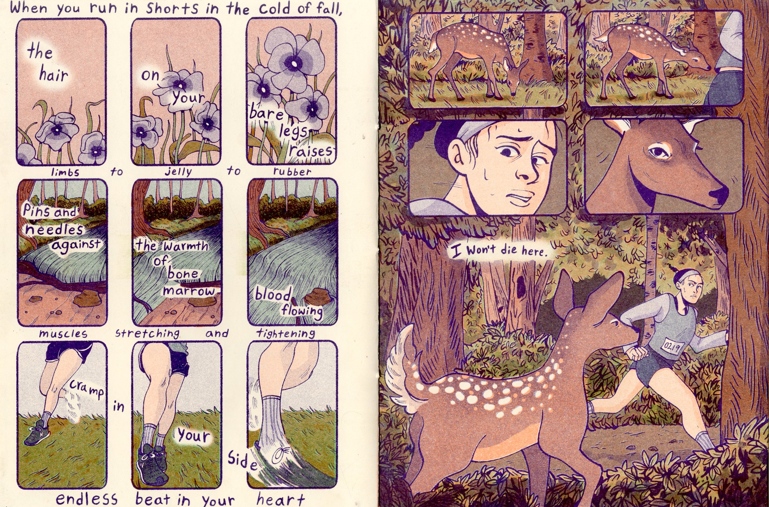 Lettering and Background lineart Aya Borucki, Characters and coloring Madison Tom