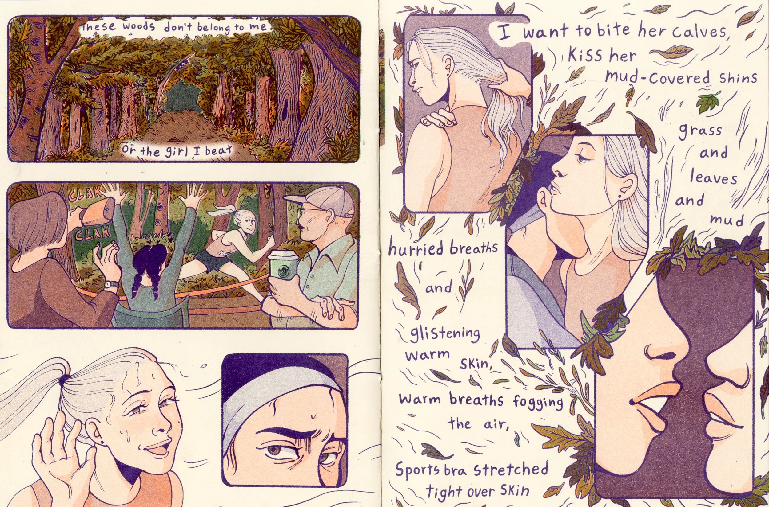 Lettering and Background lineart Aya Borucki, Characters and coloring Madison Tom