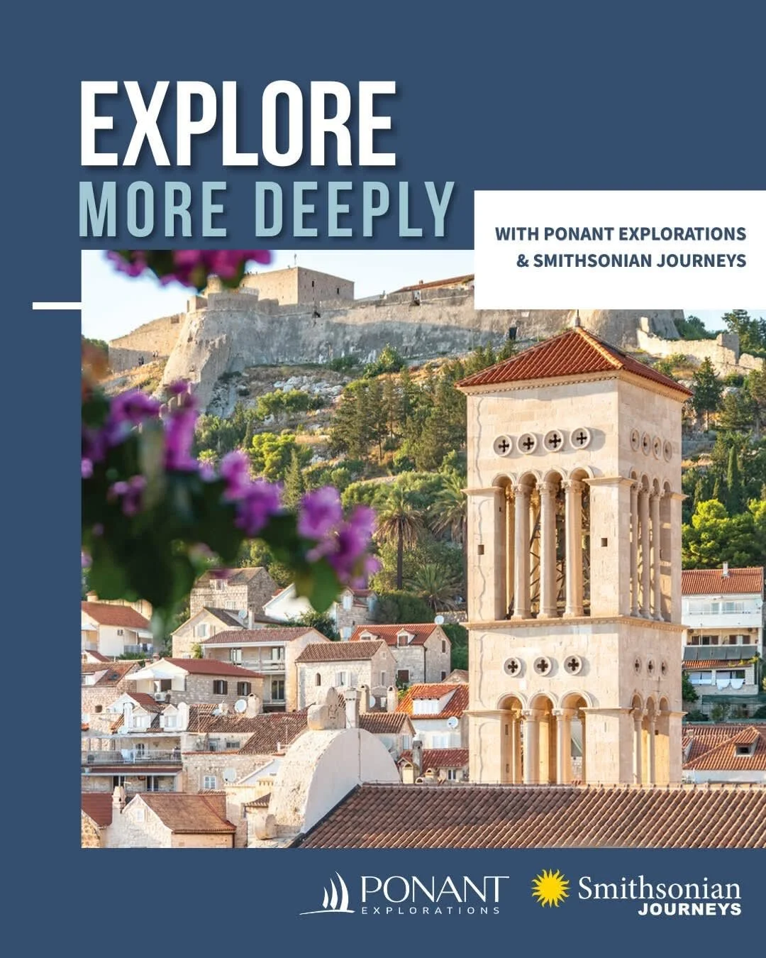 Exploration is richer when knowledge leads the way.
Each PONANT EXPLORATIONS voyage in alliance with Smithsonian Journeys includes two expert guides, curated excursions at every port, and an all-inclusive onboard experience &mdash; from fine dining t