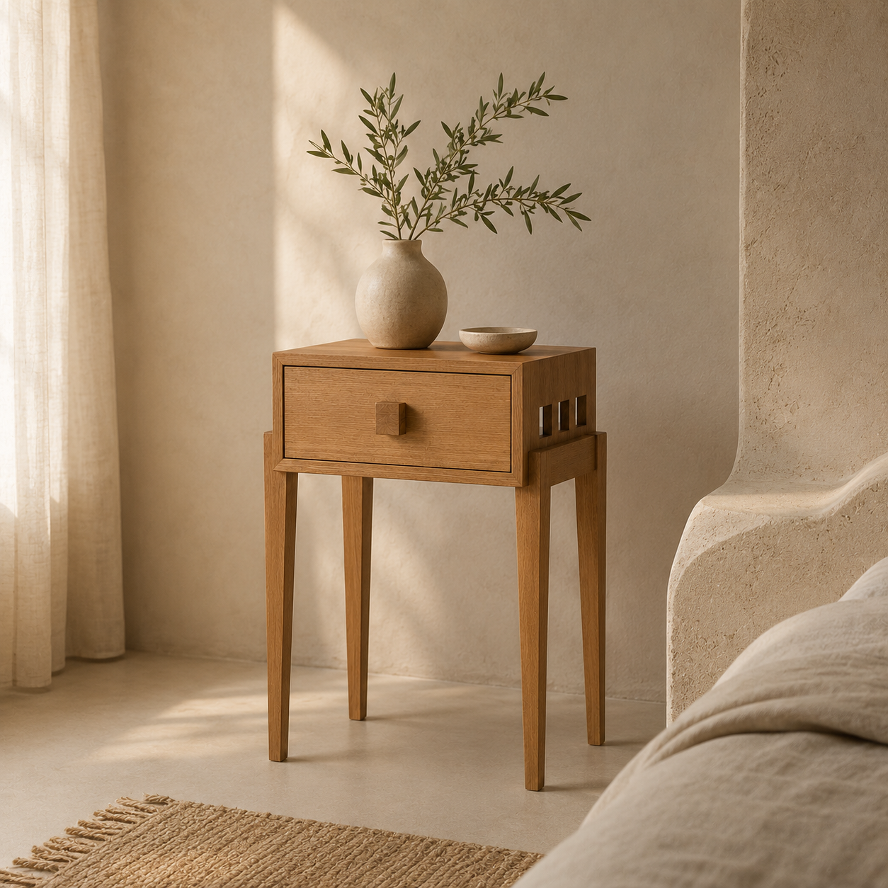 White Oak nightstand (2022)