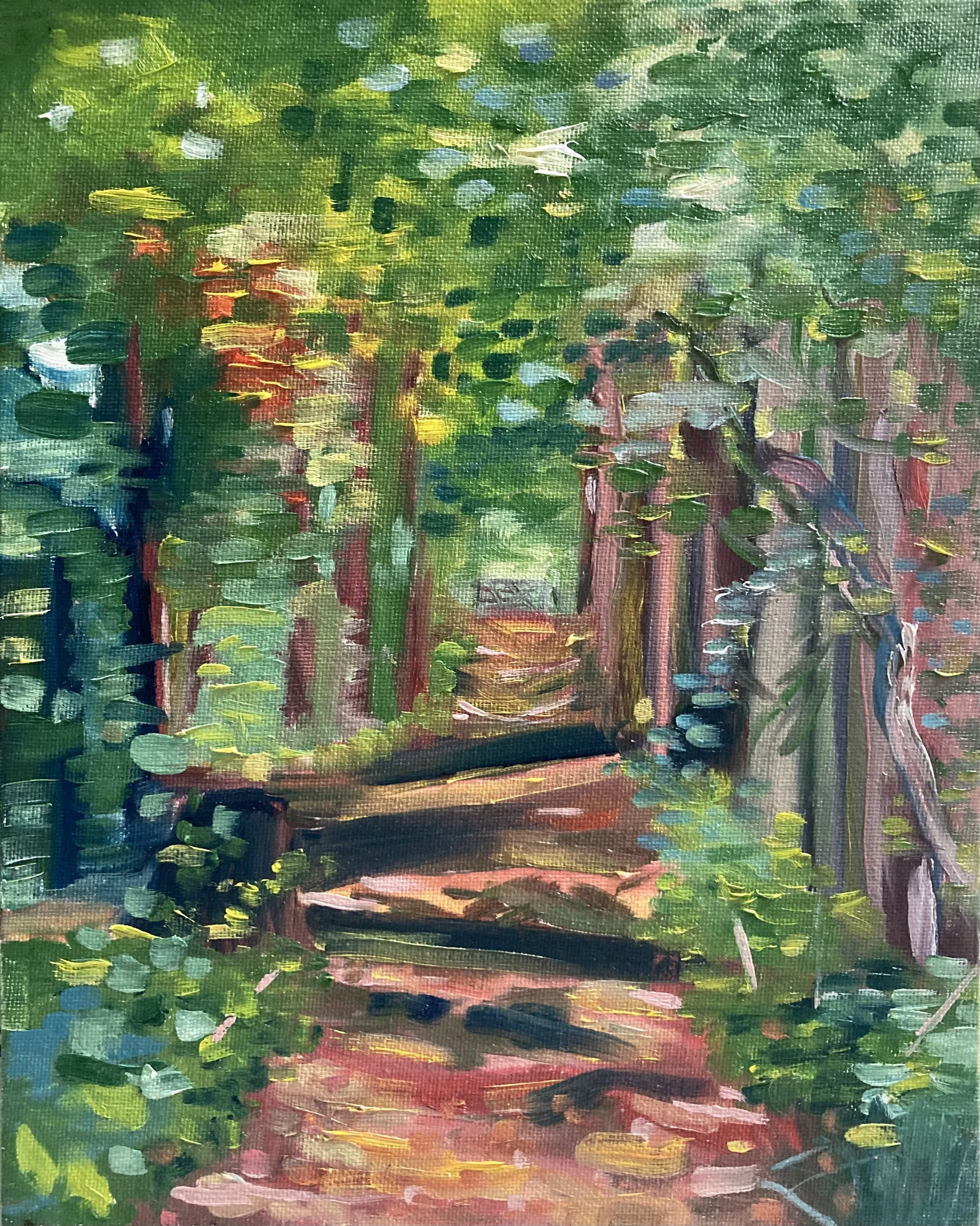 Frith Wood 8" x 10" oil on canvas board unframed £50