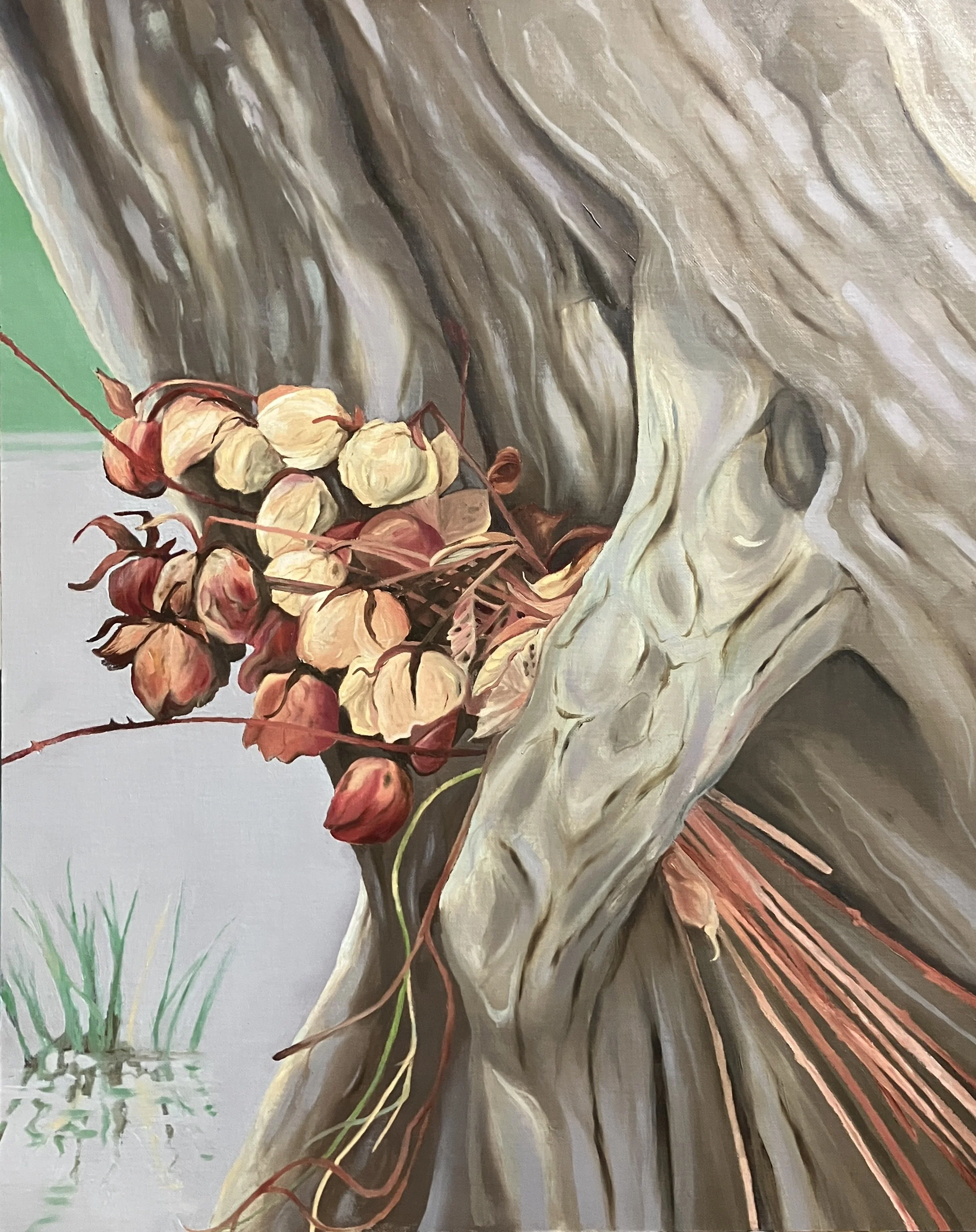 Still There   oil on canvas board  40 x 50cms  unframed 