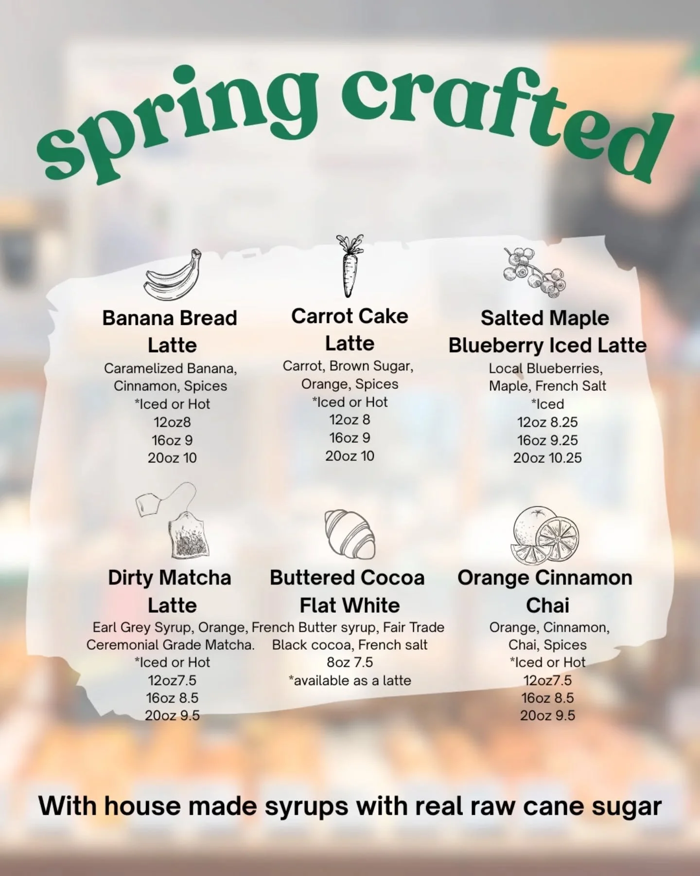 🌿 Spring just got a whole lot tastier at River City Coffee 🌿

Our Spring Crafted Drink Specials have officially landed and they&rsquo;re giving cozy-meets-fresh energy in the best way possible. Every single drink is made with house-made syrups craf