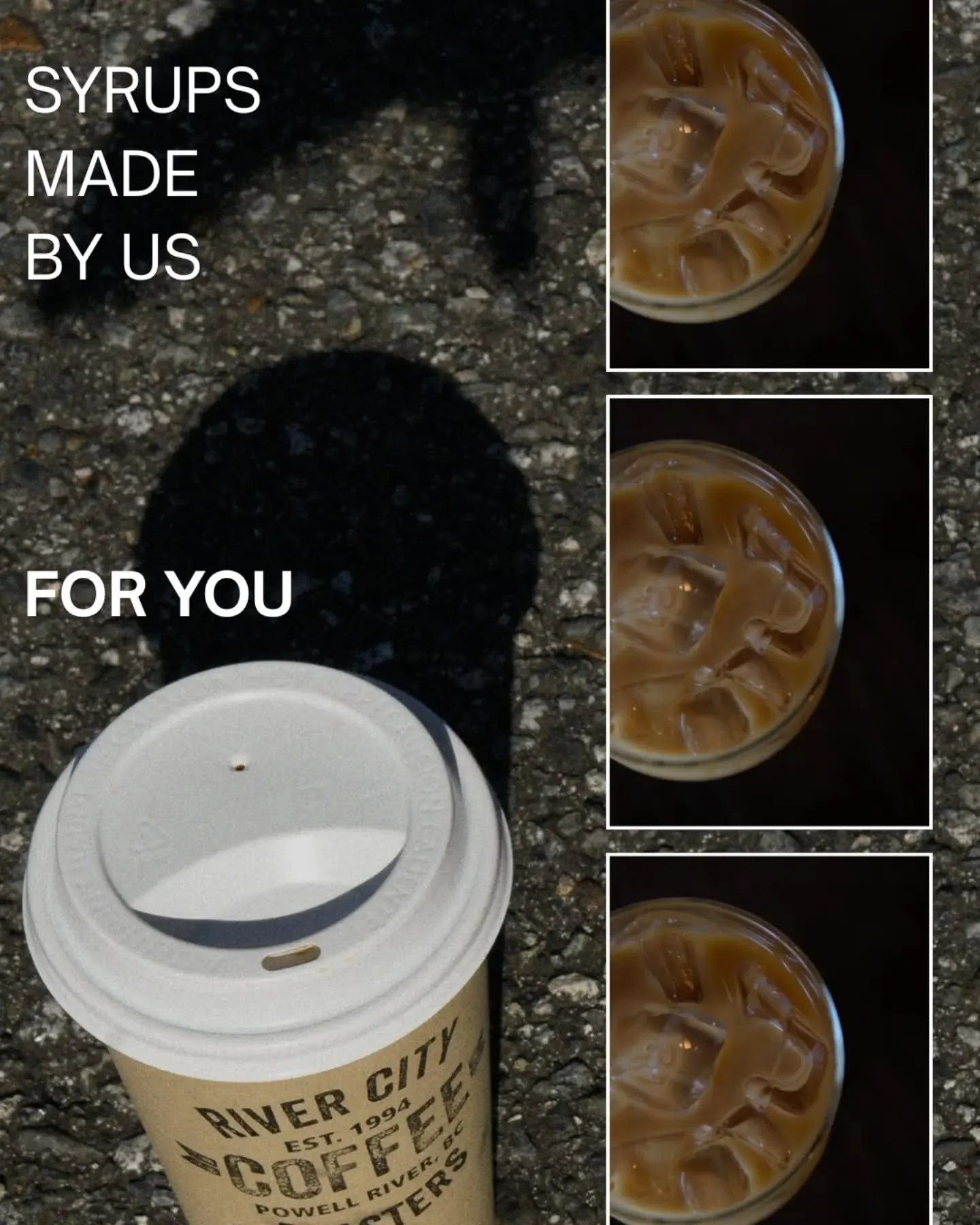 Closed today for Labour Day, but let's talk about our house made syrups! Because you best bet we don't spend all this time perfecting our coffee to serve you store bought - mass made syrups.

Our house-made syrups are crafted with real organic cane s