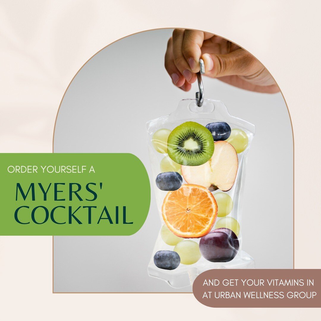 MYERS' COCKTAIL IV
_________________________________________

The Myers' Cocktail is a popular blend in vitamin IV therapy. This drip is a perfect blend of B vitamins, vitamin C, and minerals (usually magnesium and calcium) in sterile water and suppo