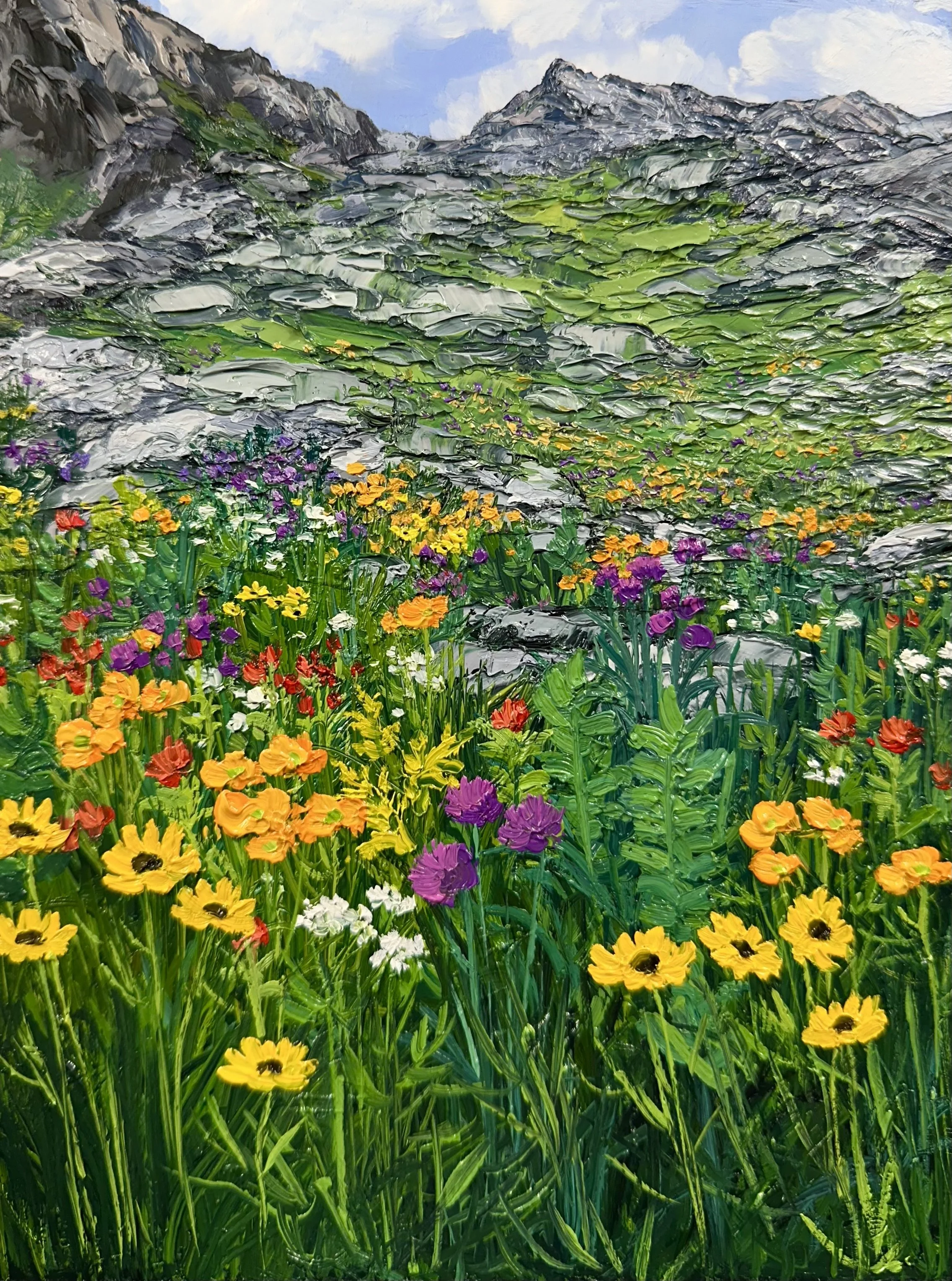 Wildflowers in Glacier National Park- Montana