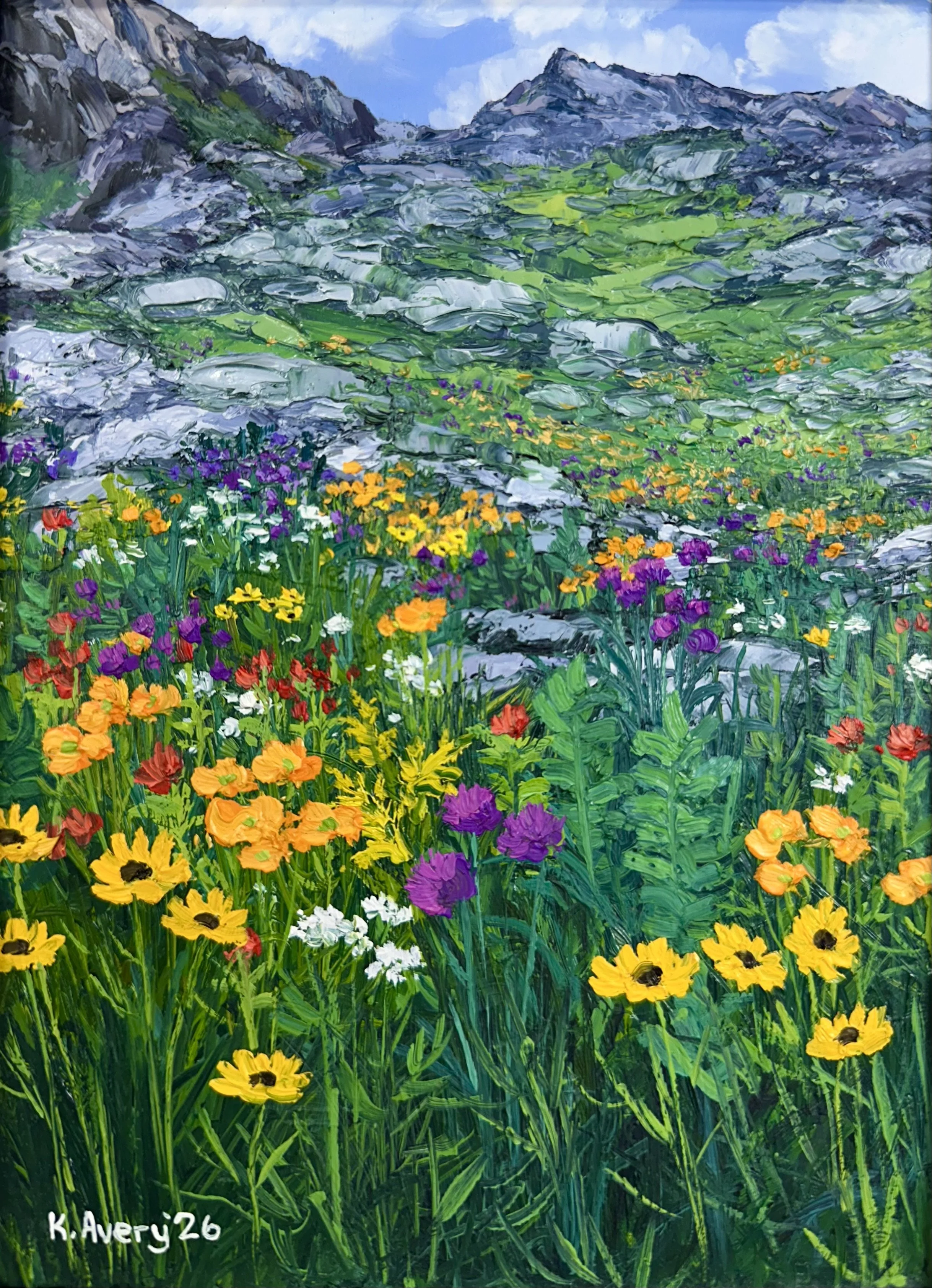 Wildflowers in Glacier National Park- Montana