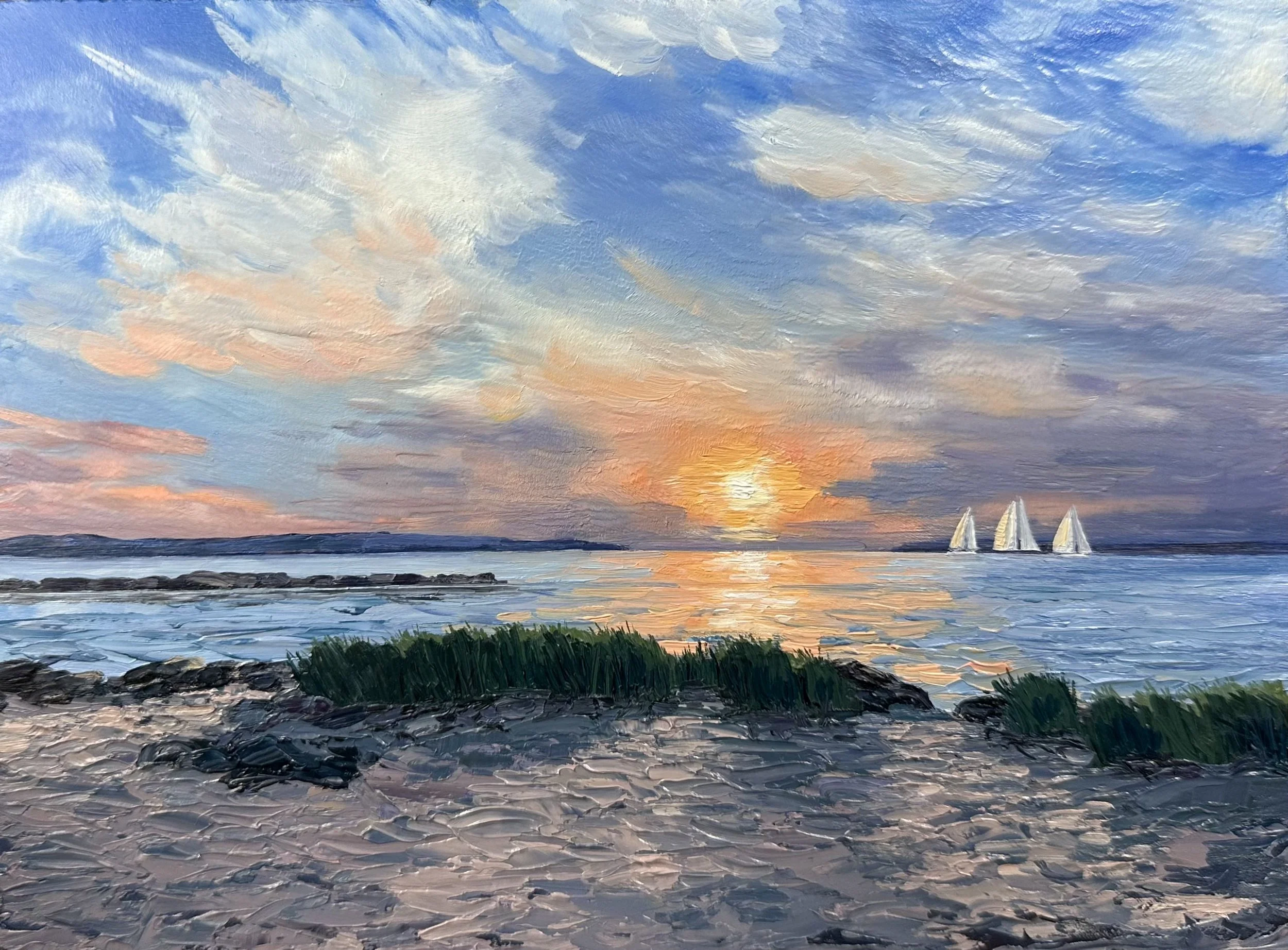 Late Summer Dawn- West Yarmouth, MA