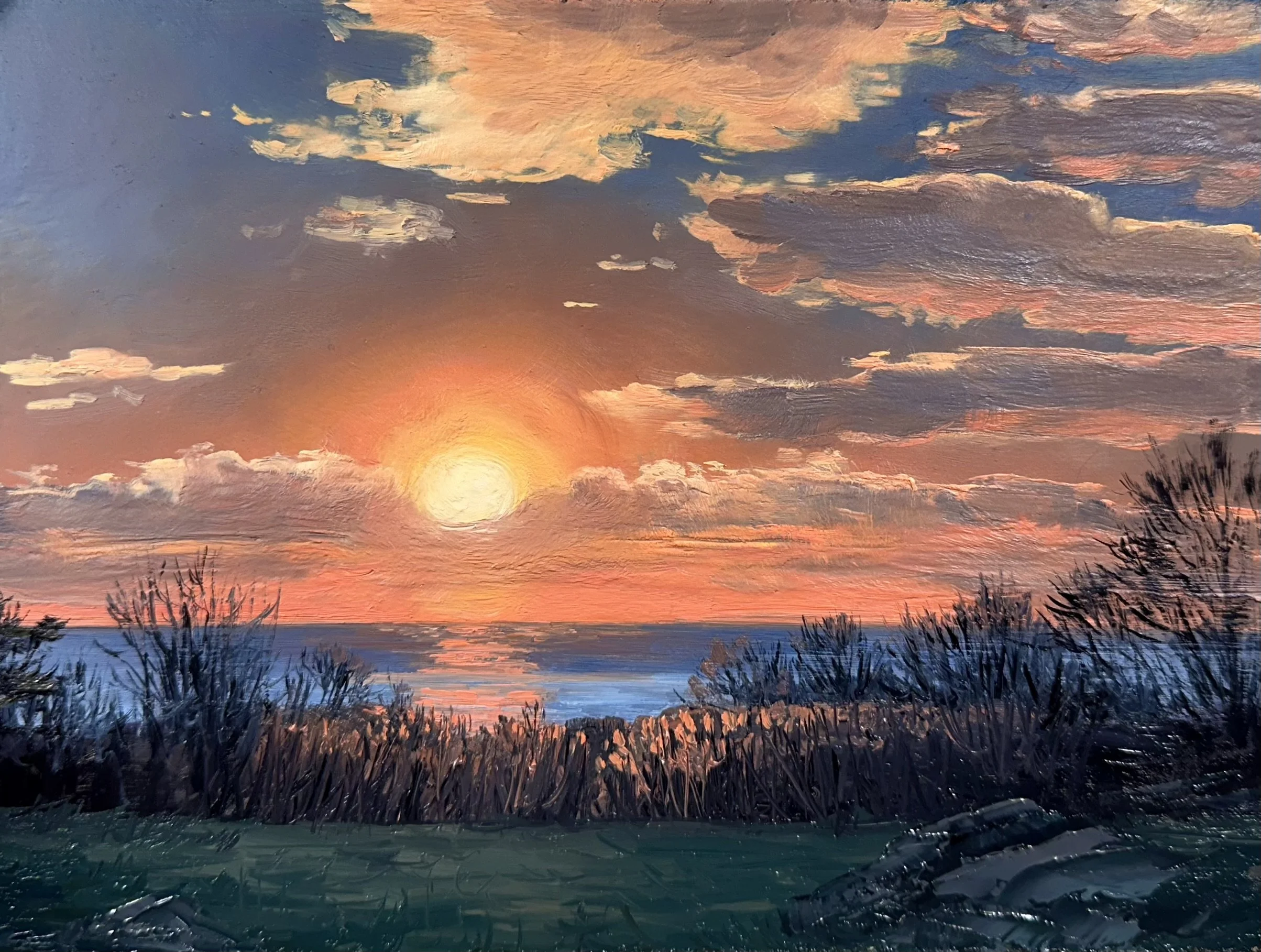 Early Winter Sunset- Old Saybrook, CT