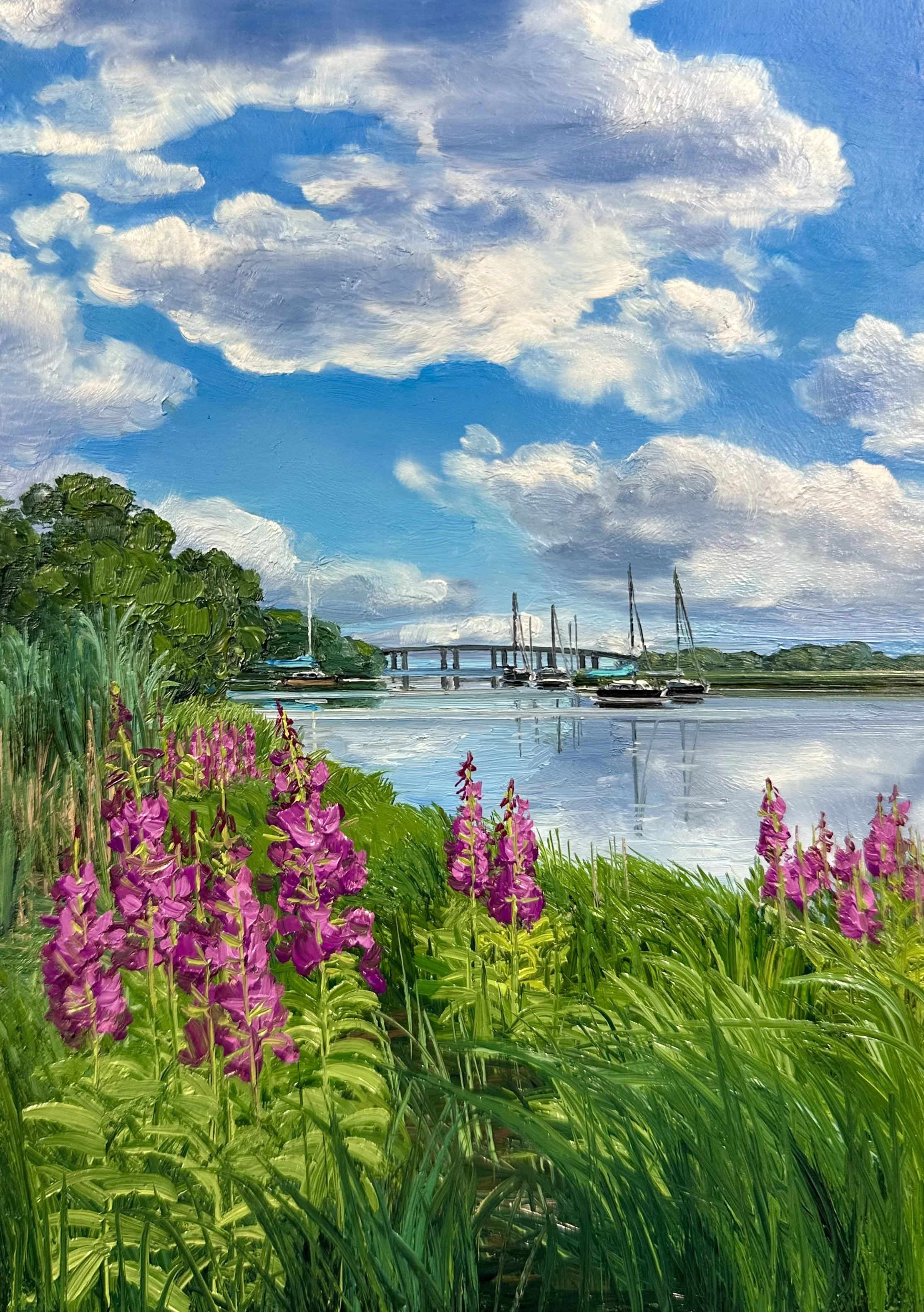 Summer Marsh at Lord’s Cove- Old Lyme, CT SOLD